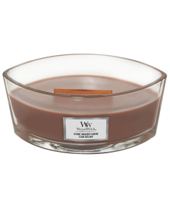 WoodWick - Stone Washed Suede Ellipse Jar Candle