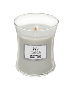 WoodWick - Lavender & Cedar Medium Hourglass Candle