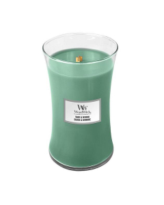 WoodWick - Sage & Myrrh Large Hourglass Jar Candle (604.5g)