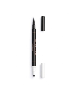Makeup Revolution - Flick & Correct Dual Liner & Corrector Pen in Black