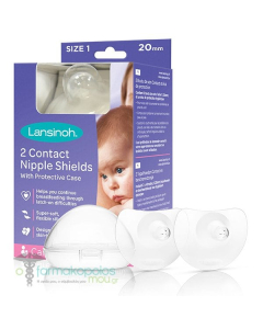 Lansinoh Medium Contact Nipple Shields 20mm x 2