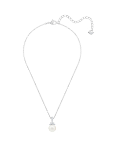 Swarovski Originally Pendant, White, Rhodium Plating