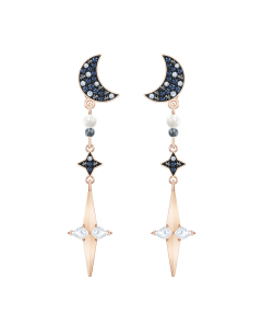 Swarovski Symbolic Pierced Earrings, Multi-Coloured, Mixed Metal Finish