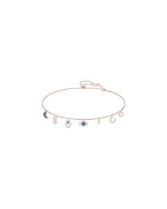 Swarovski Symbolic Necklace, Multi-Coloured, Rose-Gold Tone Plated