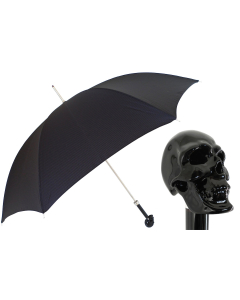 Pasotti Black Skull Umbrella