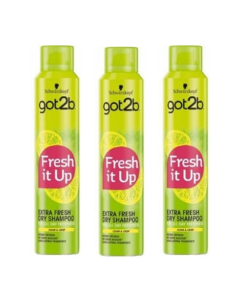 Schwarzkopf got2b Fresh It Up Extra Fresh Dry Shampoo 3 Pack (3x 200ml)