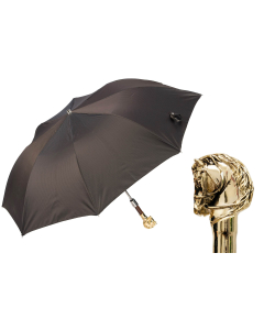 Pasotti - Golden Horse Folding Umbrella