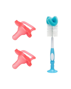 Dr Browns - Bottle & Teat Brush & 2 pack HappiPaci soother 