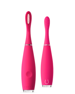 Foreo -  ISSA kids Silicone Sonic Toothbrush 5-12 Years Rose Nose Hippo - USB Plug