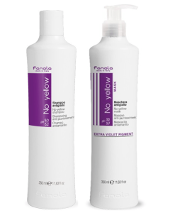 Fanola - No Yellow Mask/Shampoo Bundle (2 x 350ml)