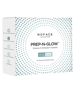NuFace - Prep-N-Glow Cleanse + Exfoliation Cloths (Pack of 20)