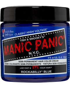 Manic Panic - High Voltage Semi-Permanent Hair Colour Cream - Rockabilly Blue (118ml)