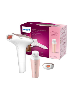 Philips - BRI922/00 Lumea Advanced Hair Removal Device for Face and Body with Mini Facial Cleansing Brush (Packaging is Damaged)