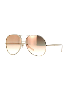 Chloe - CE127S Nola Rose Gold/Peach Aviator Sunglasses
