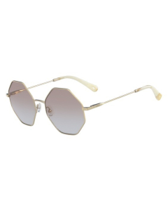 Chloé CE2134 Gold Geometric Sunglasses For Women