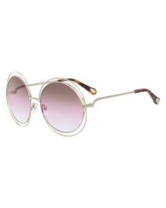 Chlo CE114SD Carlina Gold Brown Rose Sunglasses For Women