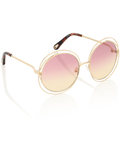 Chloé CE114SD Carlina Gold Havana/Gradient Rose Honey Sunglasses For Women