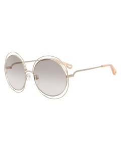 Chloé CE114SD Carlina Gold Transparent Peach Sunglasses For Women