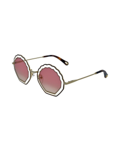 Chloé CE147S Tally Sunglasses Havana Sand Gradient Rose For Women