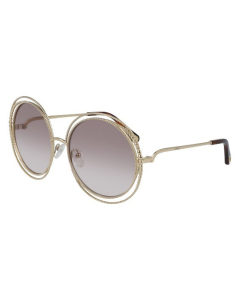 Chloé CE114SC Carlina Gold/Gradient Light Brown Sunglasses For Women