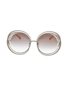 Chloé CE155S Carlina Gold Nude Sunglasses For Women