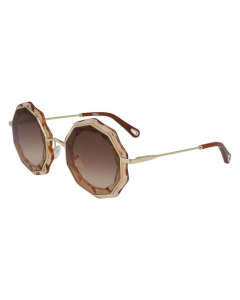 Chloé CE160S Carlina Gold Peach Sunglasses For Women