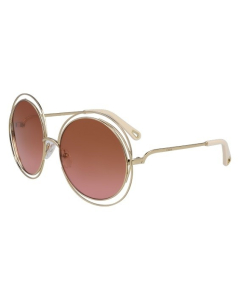 Chloé CE114SD Carlina Gold Brick Rose Sunglasses For Women