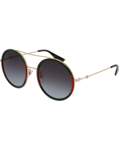 Gucci - GG0061S 003 Ladies Sunglasses. Black Green Red 56mm