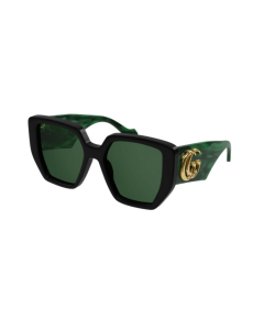 Gucci - GG0956S-001 Women's Sunglasses Black/Green