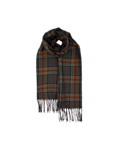 House of Edgar - Lambswool Scarf Sable Royal Stewart