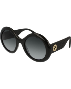 Gucci - Grey Gradient Round Sunglasses for Women