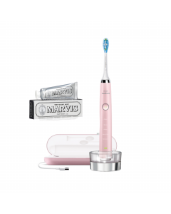 Philips Sonicare DiamondClean Pink HX9361/62 2019 Edition + Marvis Whitening Toothpaste (25ml) Bundle