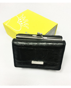 Segue Clamp Purse - Black
