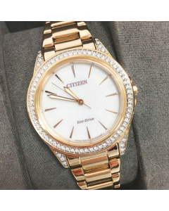 Citizen Eco Drive Ladies Watch - Rose Gold