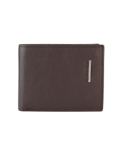 Azzaro 100% leather Men's Wallet - Dark Brown