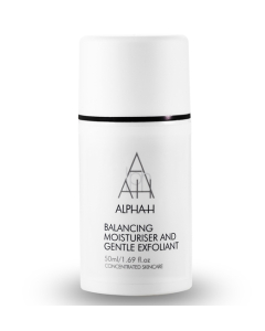 The Alpha-H AHBM50 moisturiser in 50mg bottle