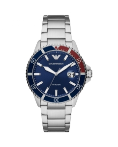 Emporio Armani Blue Dial Stainless Steel Quartz AR11339