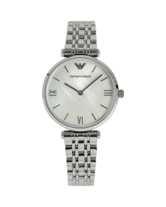 Emporio Armani Ladies Classic Stainless Steel Watch AR1682