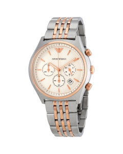 Emporio Armani Chronograph Mixed Metal Bracelet