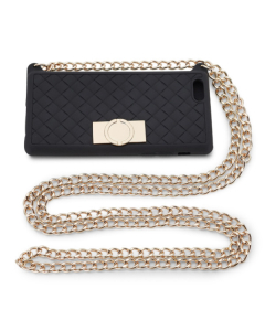 O.JACKY "Kate" Smart Phonebag | Black Case | Gold Chain - for iPhone 6