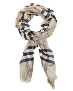 Burberry Wool and Silk Scarf