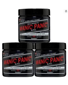 Manic Panic - High Voltage Raven Black (118ml x 3)