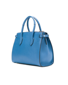 Furla Classic Logo East/West Tote in Genziana