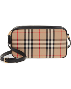 Burberry Small Vintage Check Camera bag - Beige