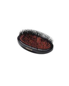 Mason Pearson - Pure Boar Bristle Medium Military Sensitive Brush Dark Ruby SB2M