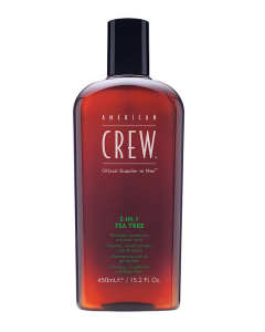 American Crew - 3-in-1 Tea Tree Shampoo, Conditioner and Body Wash (450ml)