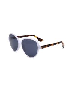 Dior - Ronde Brown Marble Handle/ Blue Frame