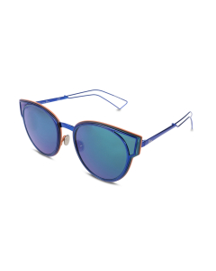 Dior - Women's  Sculpt 63mm Black Blue Sunglasses