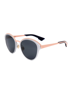 Dior - Grey Round Sunglasses