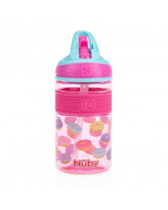 Nuby - Thirsty Kids Active Cup Mighty Swig 18m+ Donuts (360ml)
